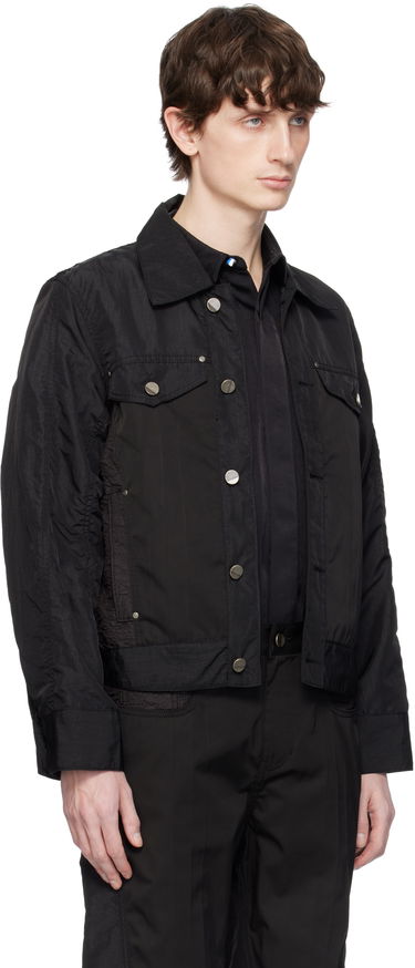 Jakke ADER ERROR ADER error 0104 Snap Button Jacket Sort | BO01SSJK0104BK, 1