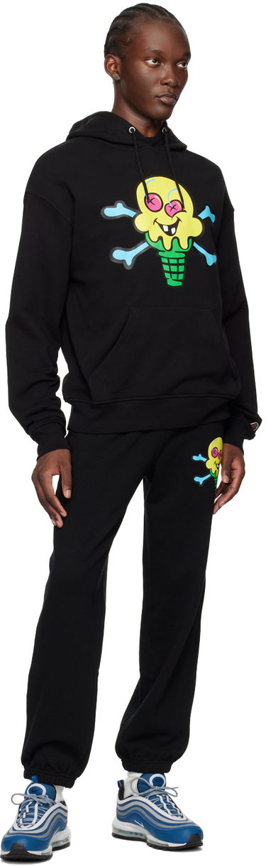 Joggingbukser BBC IceCream ICECREAM Cones & Bones Sweatpants Sort | IC24206, 3
