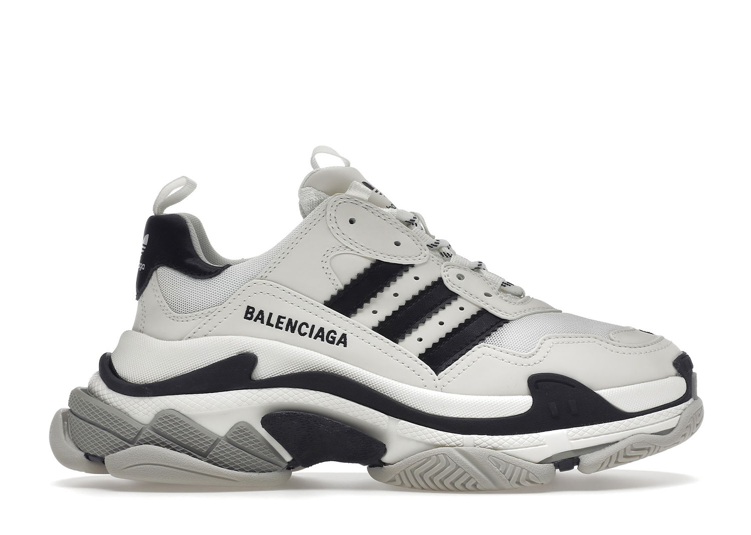 Sneakers og sko Balenciaga adidas x Triple S White Black W Hvid | 710020W2ZB19112, 0