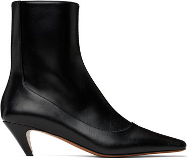 Skopleje Stella McCartney Stella McCartney Stella Spur Kitten Heel Boots Sort | 810562W0U70, 0