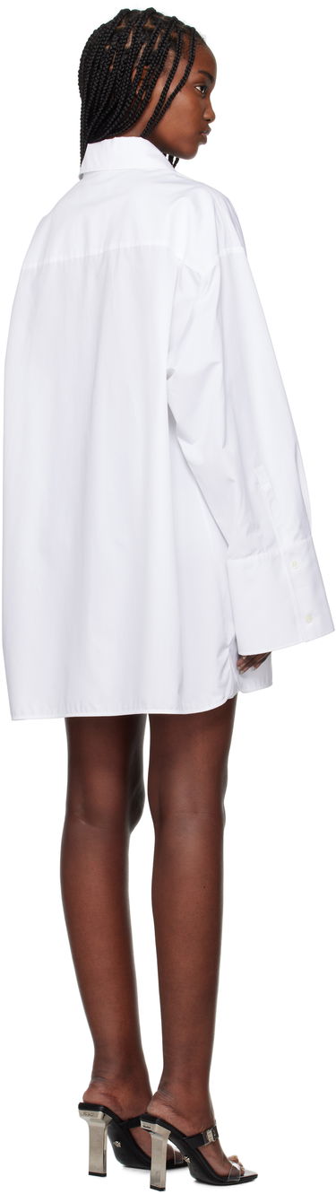 Skjorte Off-White Off-White Poplin Roxy Shirt Dress Hvid | OWDG009S25FAB0010110, 2