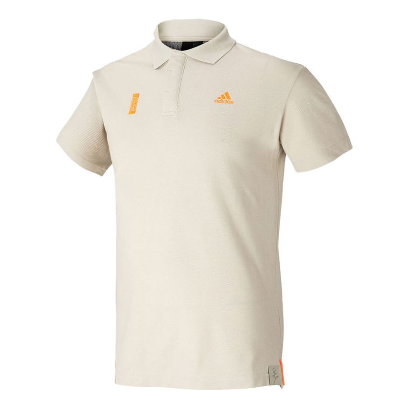 Polo skjorte adidas Originals Sports Short Sleeve Polo Beige | FT2756