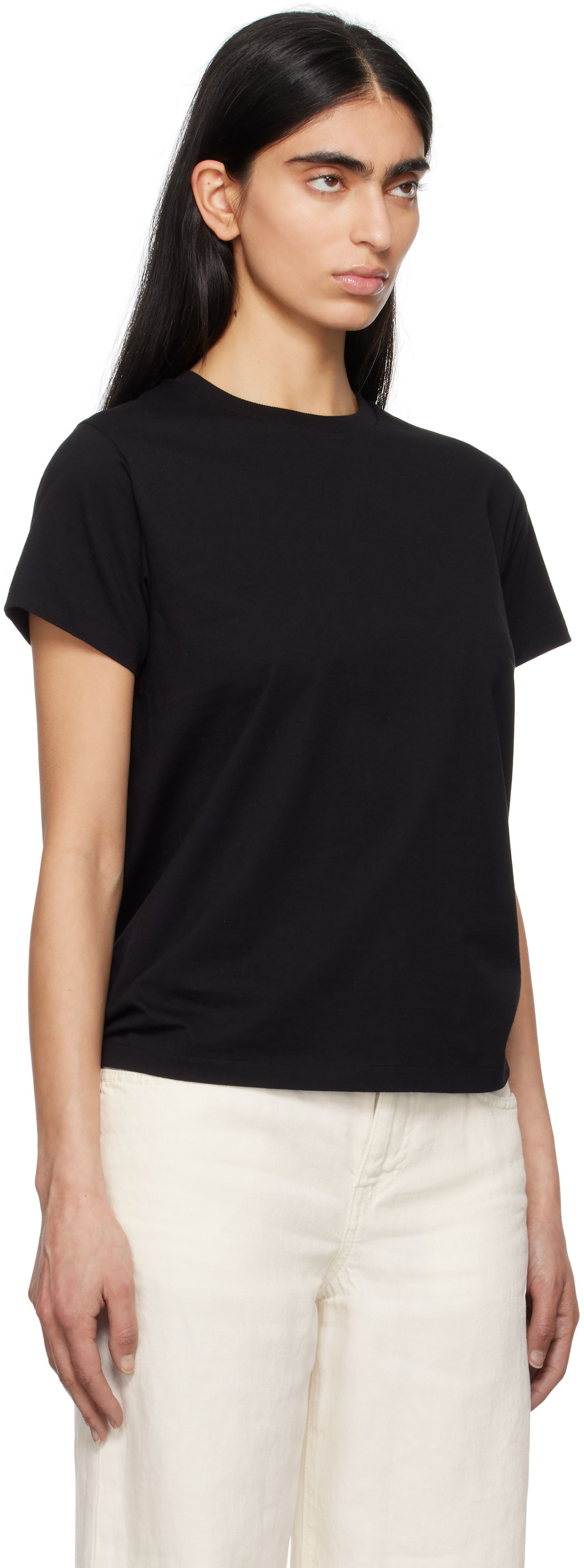 T-shirt The Row The Row Florie T-Shirt Sort | 8652-K643, 1