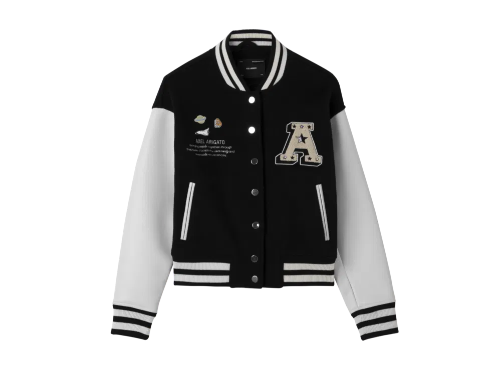 Bomberjakke AXEL ARIGATO Arigato Space Academy Varsity Sort | A1013002, 0