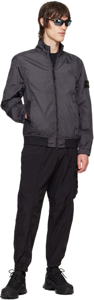 Bomberjakke Stone Island Stone Island Crinkle Reps R-NY Jacket Grå | K1S15 4100037 S0A23, 4