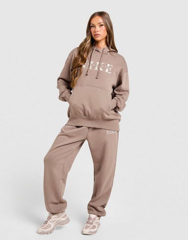 Sweatshirt Nike NSW Phoenix Fleece Pullover Hoodie Brun | IH4054-214, 5