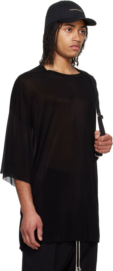 T-shirt Rick Owens Rick Owens Hollywood Tommy Mesh T-Shirt Grøn | RU01E5283 BZ, 4