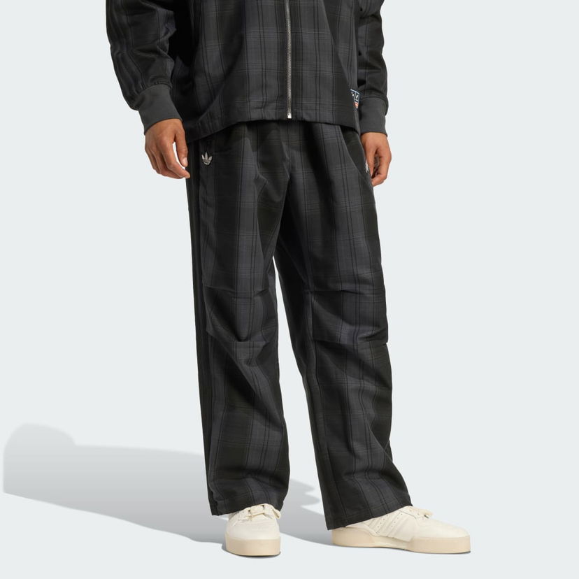 Bukser adidas Performance Originals All Blacks Firebird Plaid Track Pants Sort | KG4637
