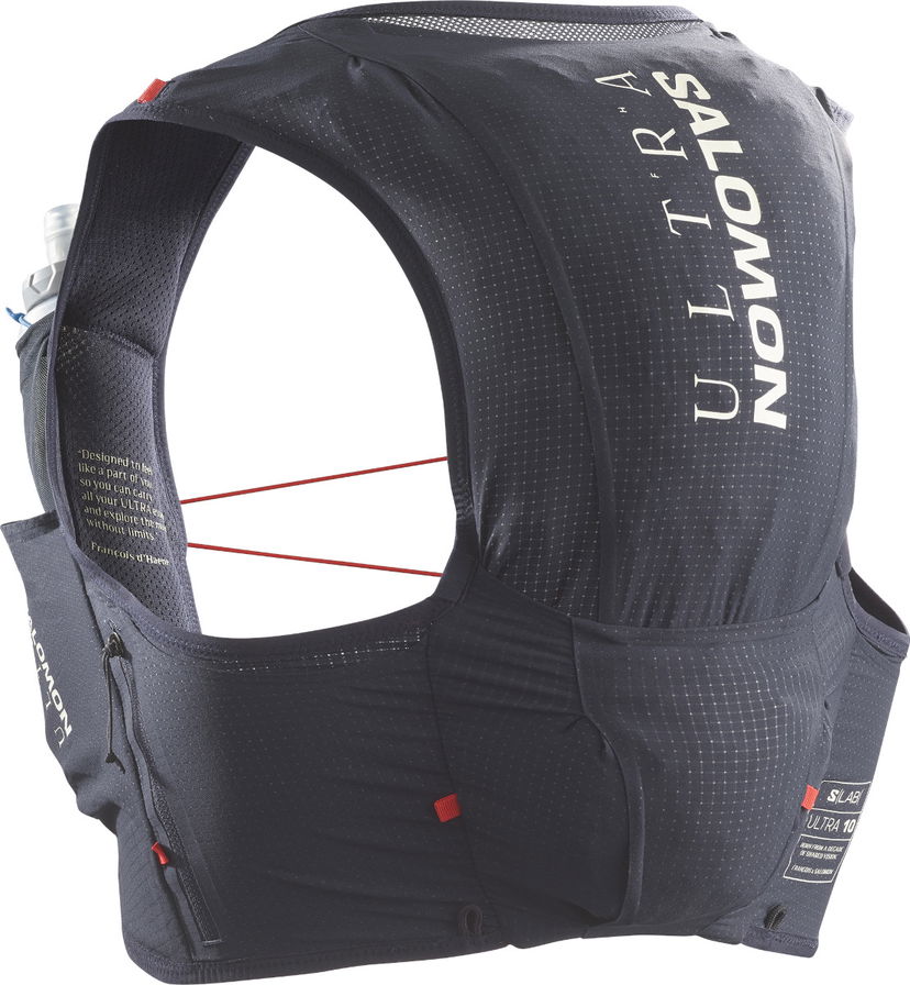 Rygsæk Salomon S/LAB Ultra 10 Set Hydration Vest Mørkeblå | lc2174400
