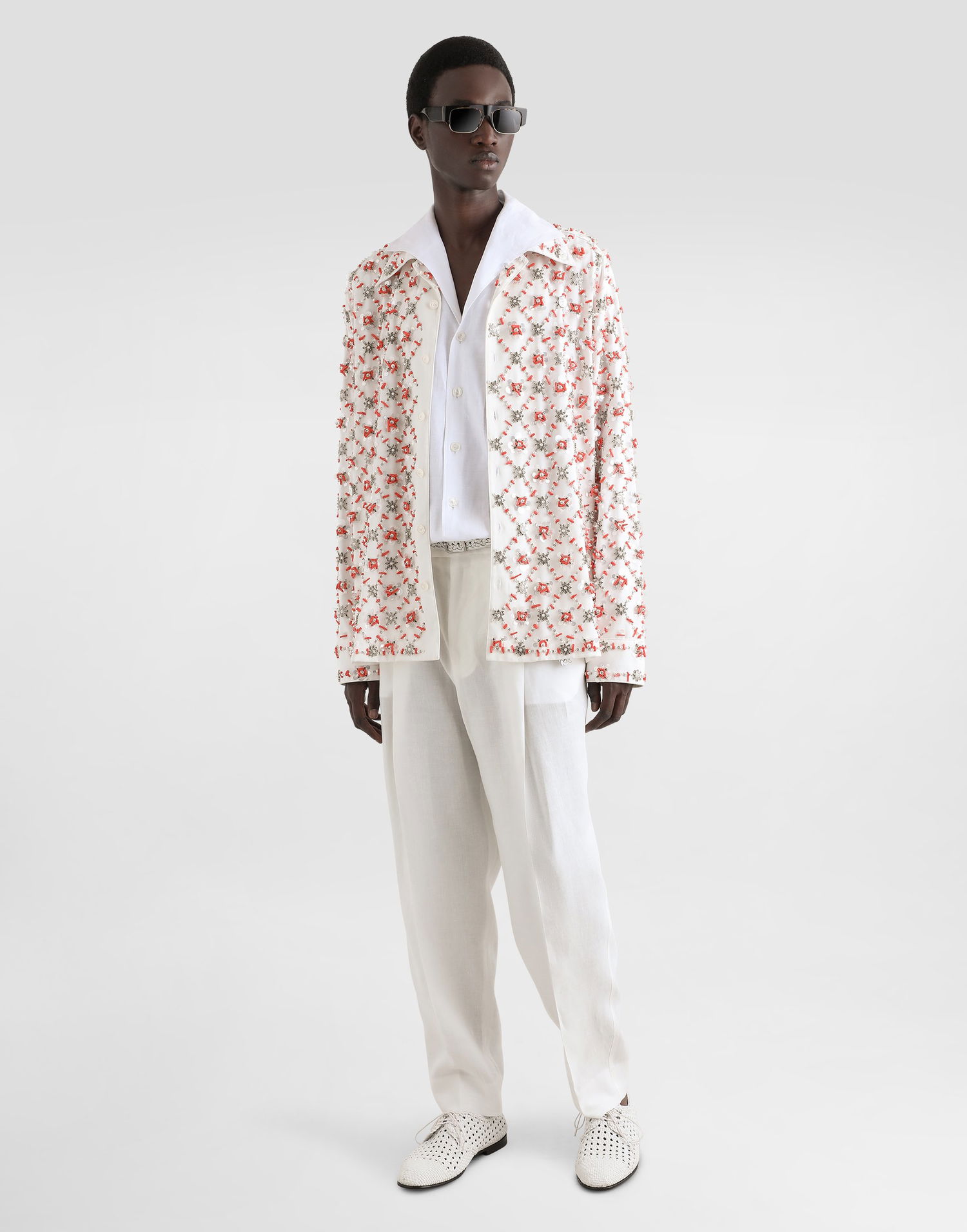 Bukser Dolce & Gabbana Dolce & Gabbana Linen Pants 54 Hvid | GP114TFU4MCW0800, 1