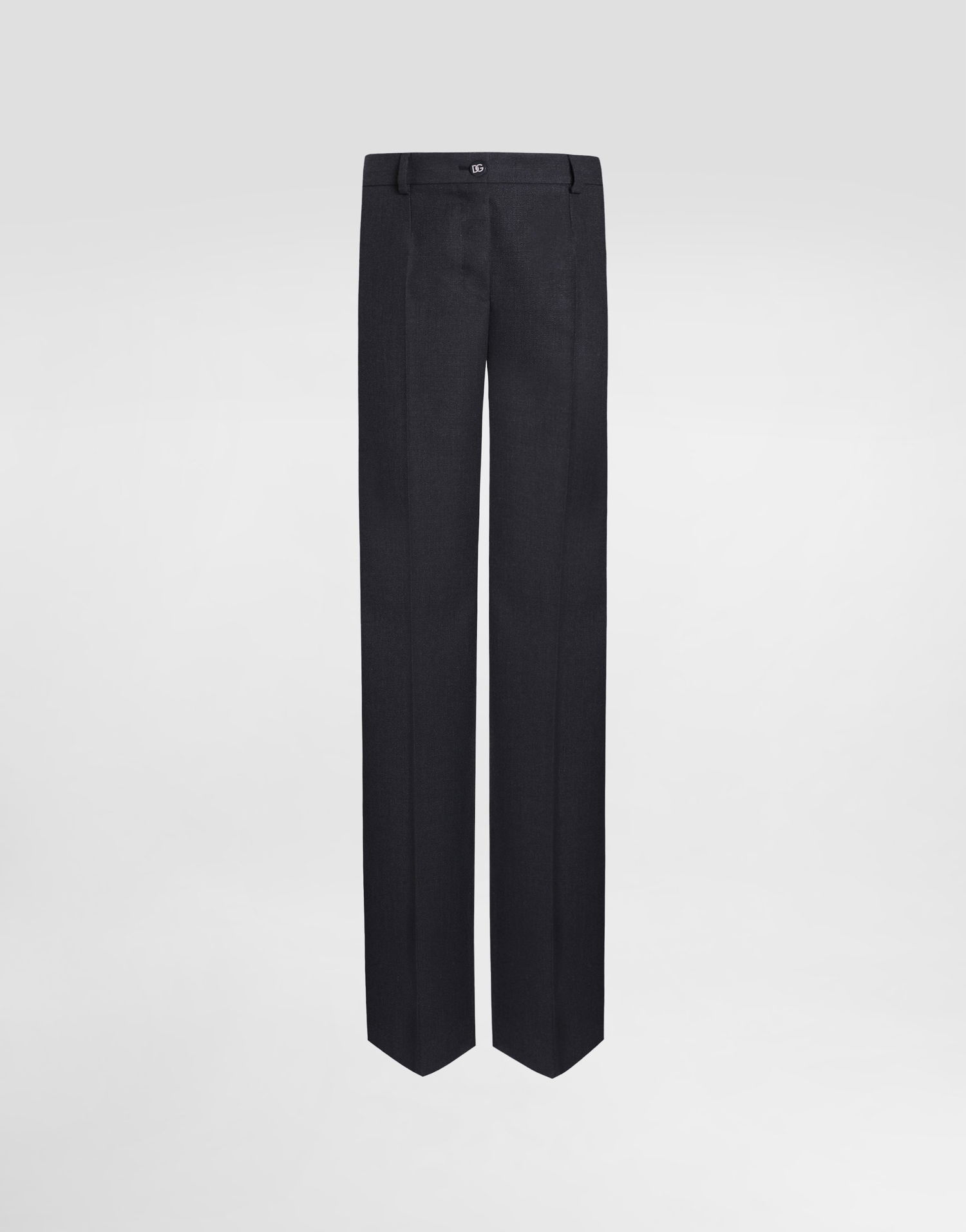 Bukser Dolce & Gabbana Flared Woolen Pants Grå | FTC31TFU287S8290, 0