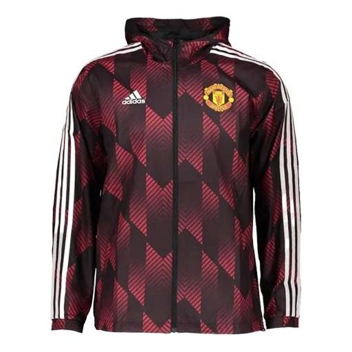 Vindjakke adidas Originals Manchester United Hooded Jacket Rød | GR3872, 0