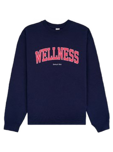 Sweatshirt Sporty & Rich Wellness Ivy Crewneck Mørkeblå | CR662NA