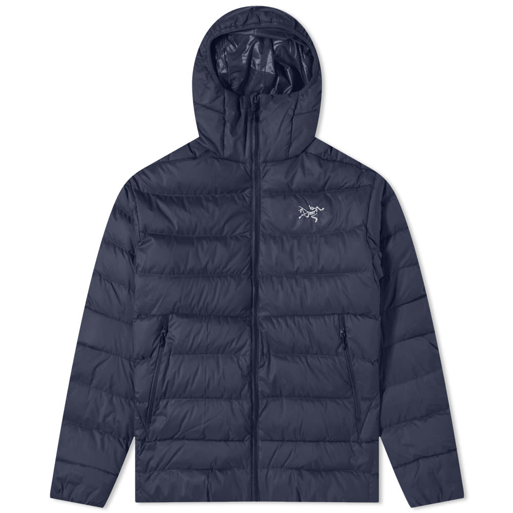 Puffer jakke Arcteryx Arc'teryx Thorium AR Hooded Down Jacket Kingfisher Mørkeblå | 29926-KF, 0