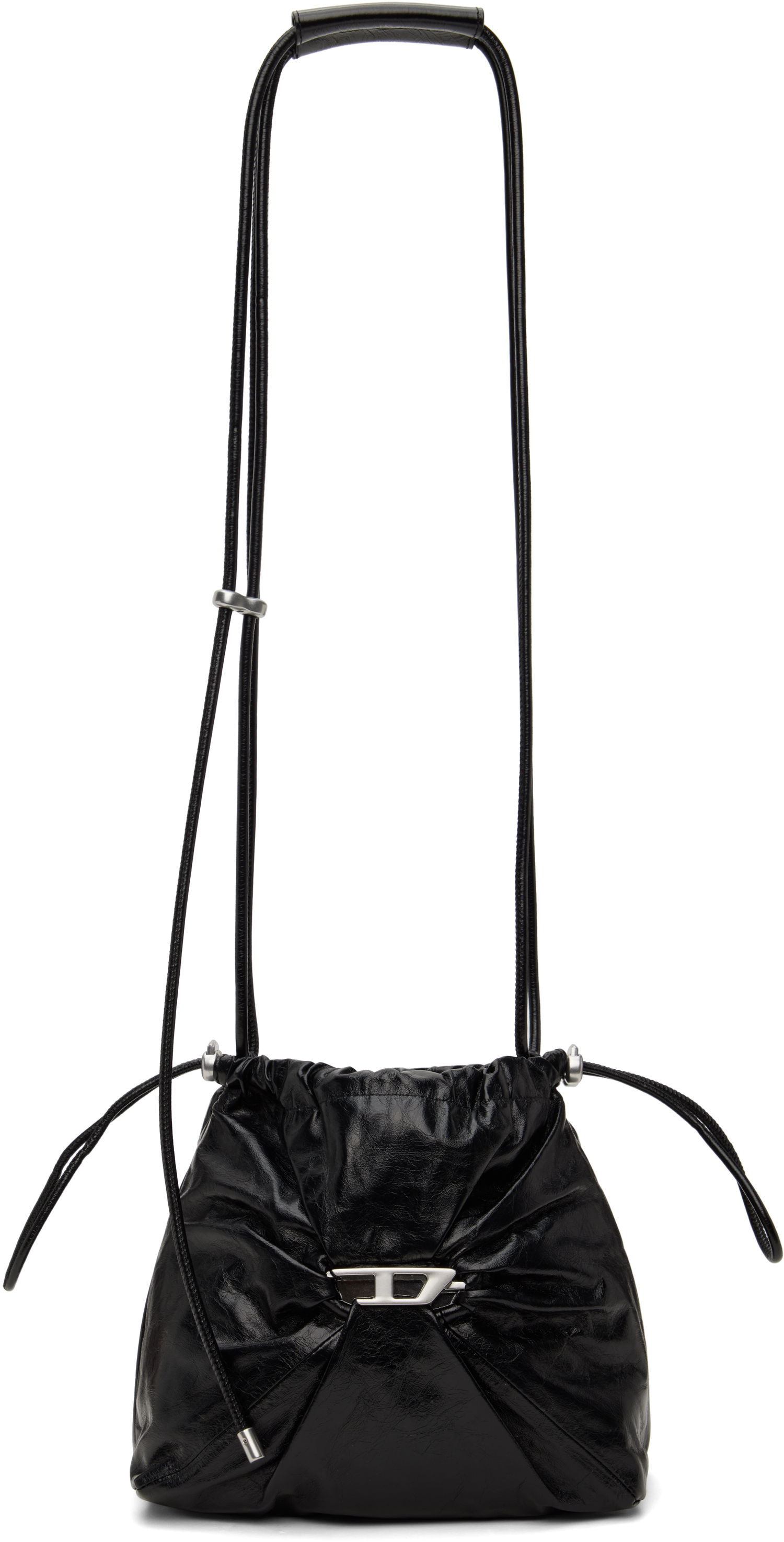Håndtaske Diesel Scrunch-D Bucket Bag Sort | X10325-P1003-T8013, 0