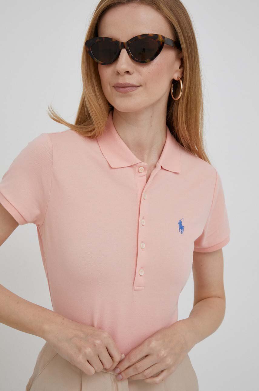 Polo skjorte Polo by Ralph Lauren Logo Embroidered Polo Shirt Orange | 211870236, 0