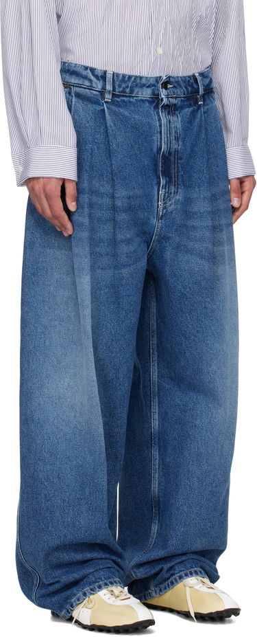 Jeans HED MAYNER Hed Mayner Pleated Jeans Blå | HMMA67021A-HA191, 1