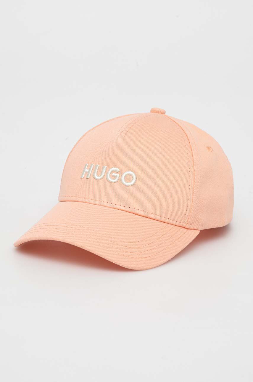 Kasket BOSS 3D Embroidered Logo Cotton-Twill Cap Orange | 50496033, 0