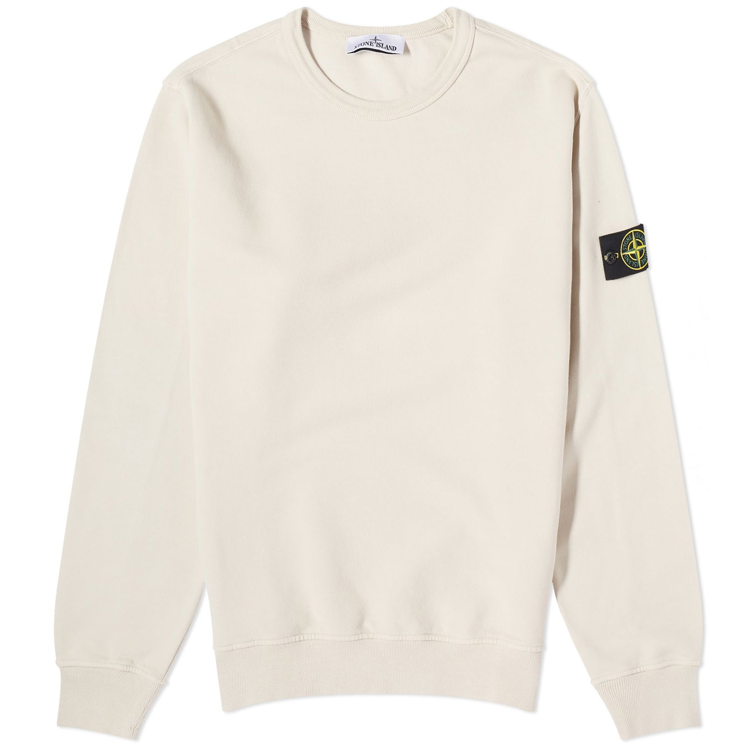 Sweater Stone Island Garment Dyed Crewneck Beige | 7915624-V0097, 0