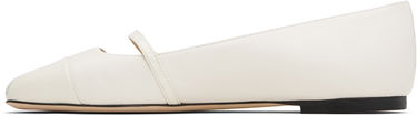 Sneakers og sko Jimmy Choo Jimmy Choo Elisa Ballerina Flats Hvid | ELISA FLAT, 2