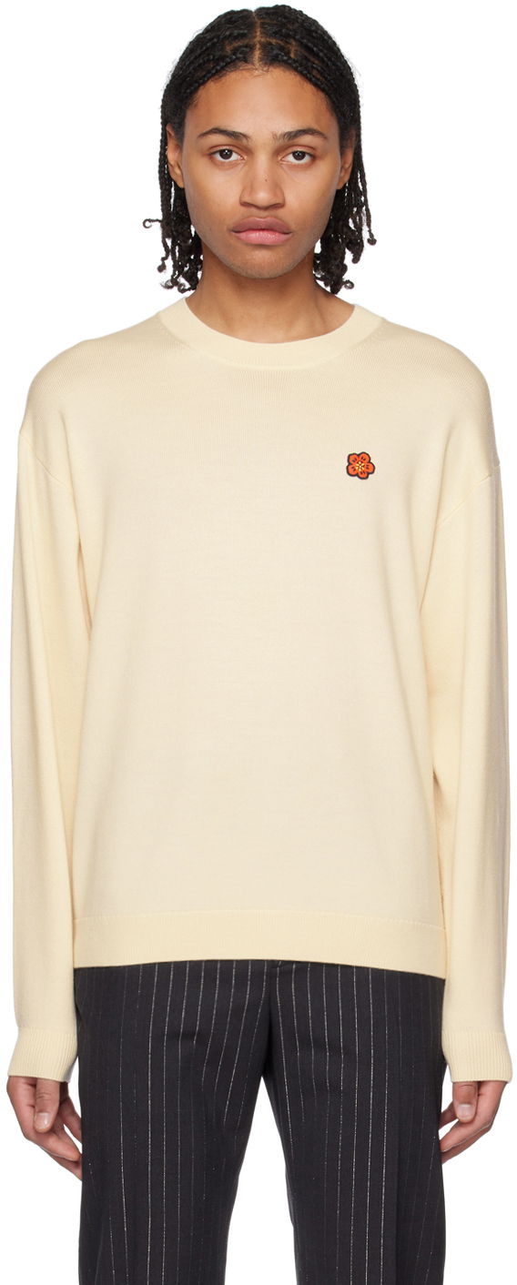 Sweater KENZO Paris Boke Flower Hvid | FD55PU3813LB, 0