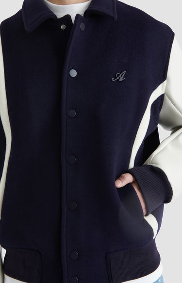 Jakke AXEL ARIGATO Bay Varsity Jacket Sort | A2183002, 6