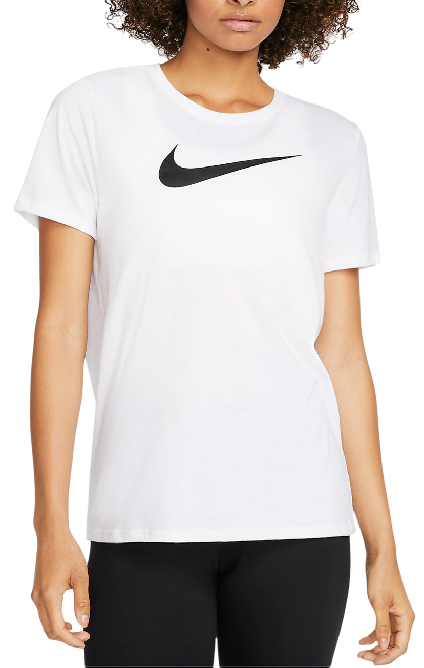 T-shirt Nike Nike Swoosh T-Shirt Hvid | fd2884-100