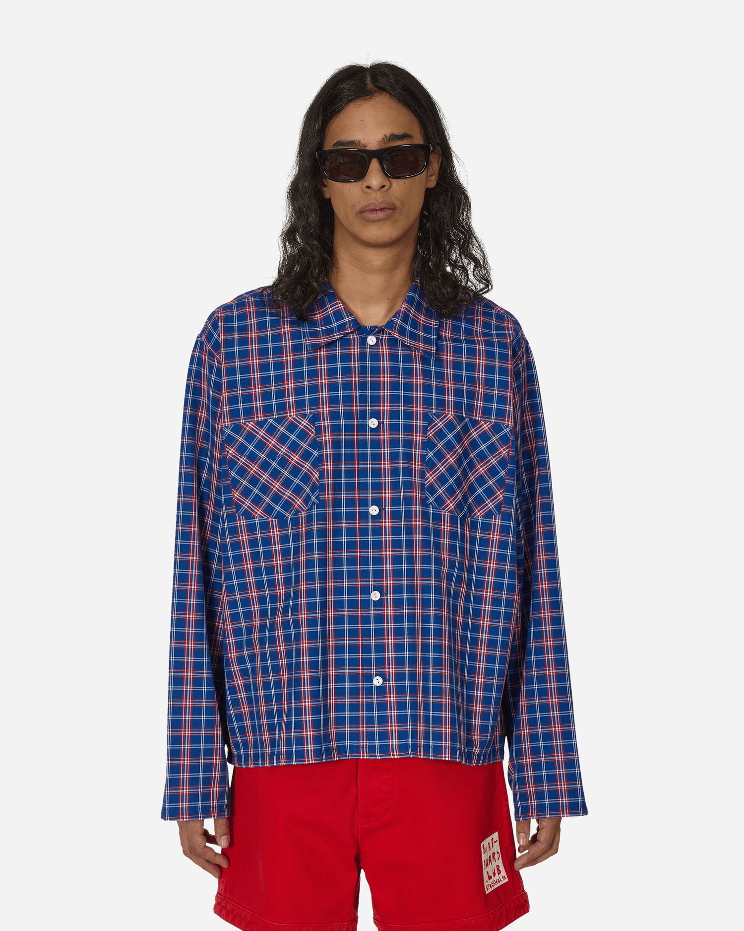Skjorte Stockholm (Surfboard) Club Club Overshirt Blue Check Blå | U4000008 1, 1