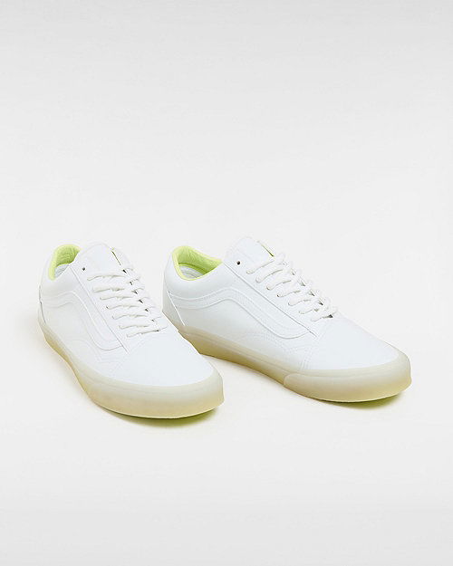 Sneakers og sko Vans Old Skool Shoes (glow To The Flo' White) Unisex White, Size 2.5 Hvid | VN0007NTWHT, 1