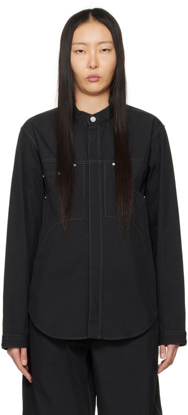Skjorte Dion Lee Rivet Denim Jacket Sort | C5040PS24, 0