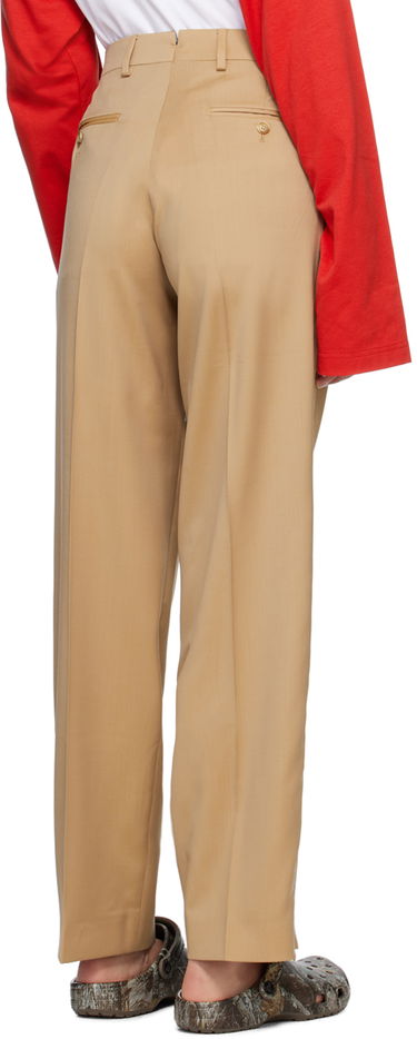 Bukser VETEMENTS VETEMENTS Tailored Trousers Beige | VL16PA140S, 2