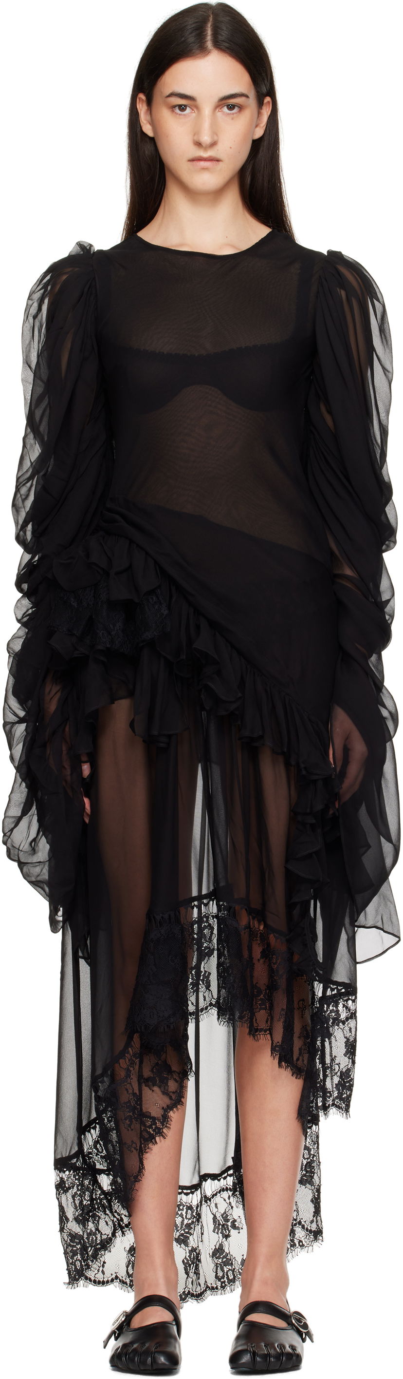 Kjole Collina Strada Collina Strada Simone Angelica Maxi Dress Sort | XX4043