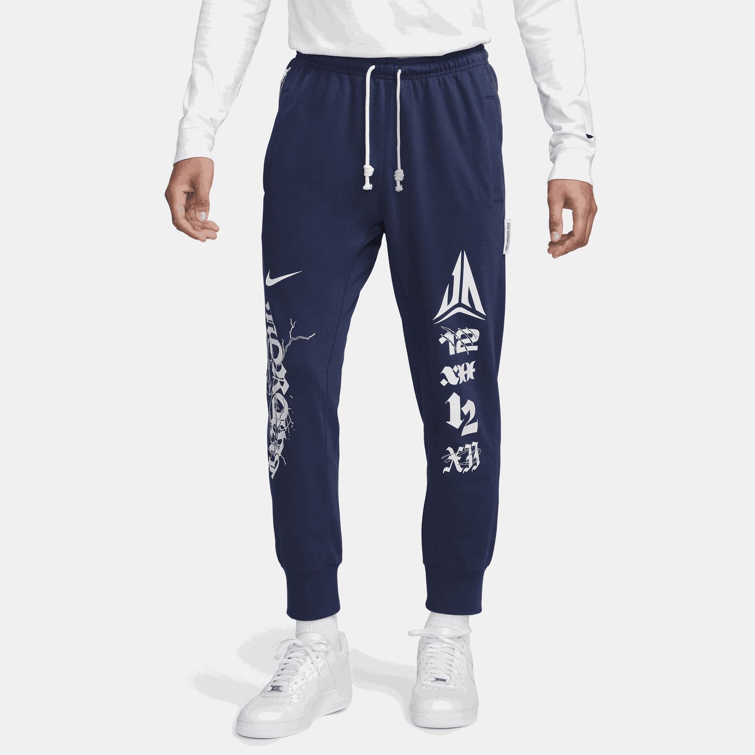 Bukser Nike Dri-FIT Ja Standard Issue Pants Mørkeblå | FN2994-410, 0