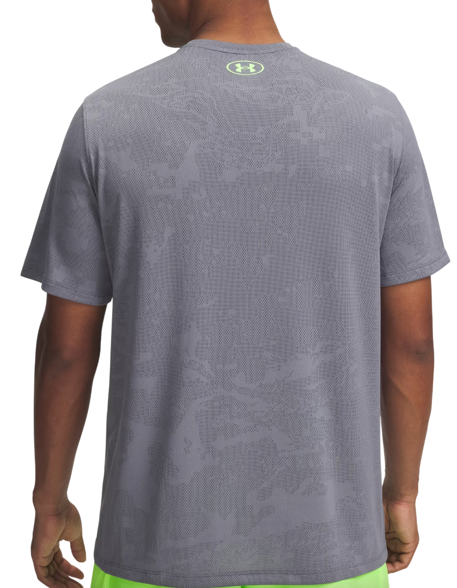 T-shirt Under Armour Tech Vent Jacquard Short Sleeve T-Shirt Grå | 1377052-025, 1