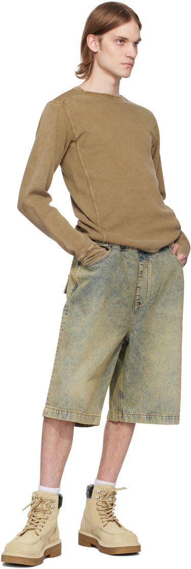Shorts Entire Studios Entire Studios Spar Denim Shorts Gul | ESU-S25-11008-SW, 3