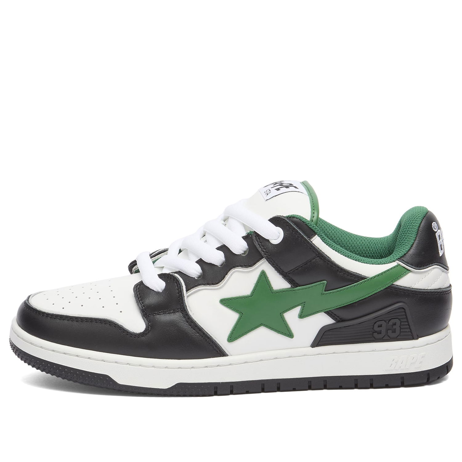 Sneakers og sko BAPE BAPE SK8 STA #1 M2 Grøn | 001FWL301311M-BLK, 0