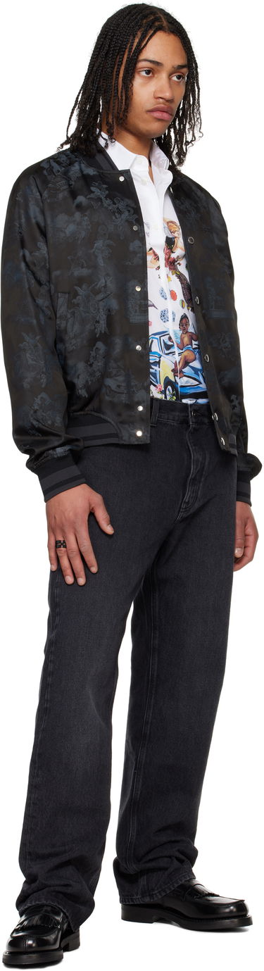 Jeans Off-White Off-White Arrow Skate Jeans Sort | OMYA138C99DEN0021300, 3