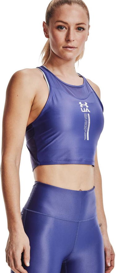 Tanktop Under Armour Iso Chill Crop Tank Top Blå | 1361151-561, 0