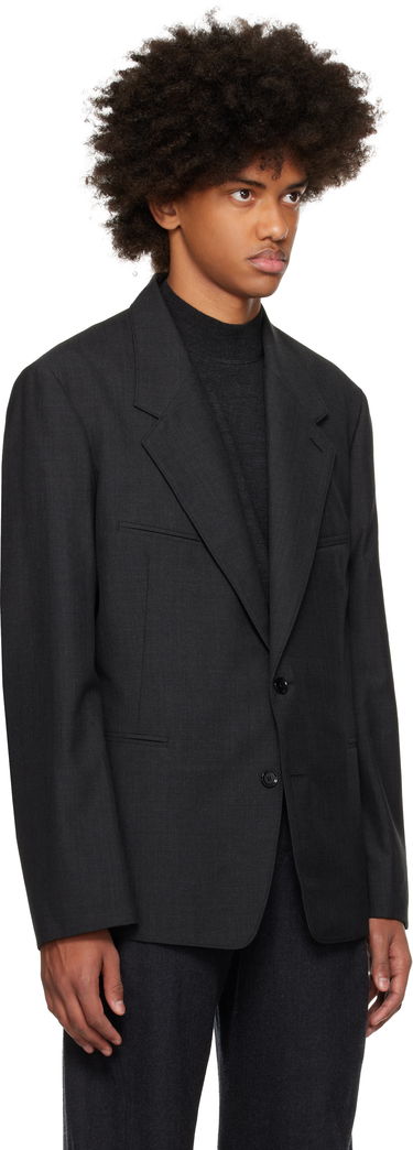 Jakke LEMAIRE LEMAIRE Tailored Single Breasted Blazer Sort | JA1056 LF414, 1