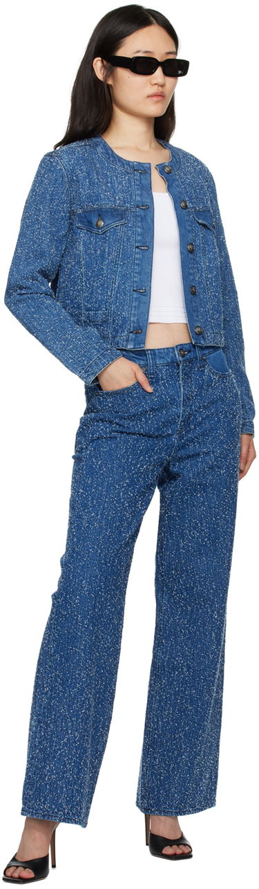 Jakke rag & bone Cora Denim Jacket Blå | WDD24S1438FTMT, 3