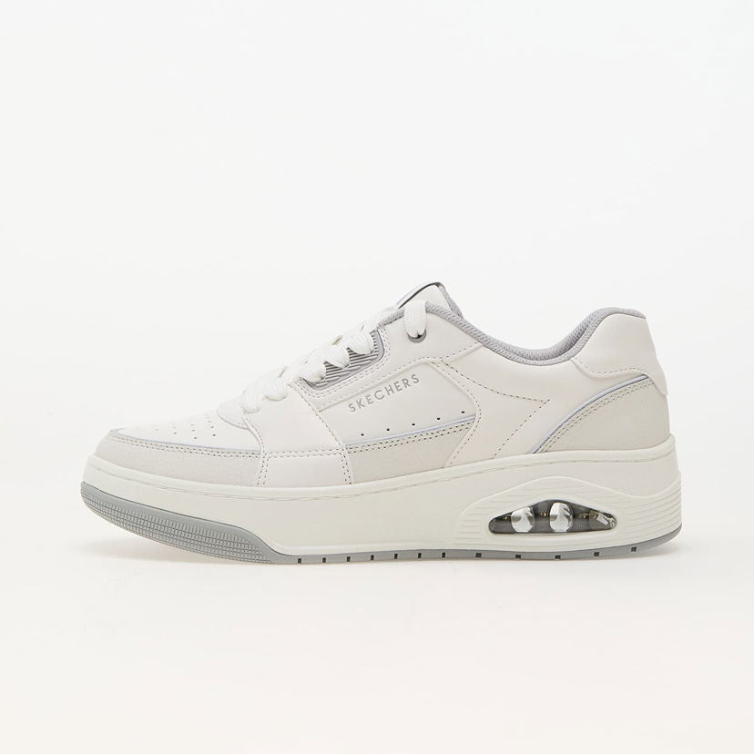 Sneakers og sko Skechers Uno Court - Low-Post White Hvid | 183140 WHT