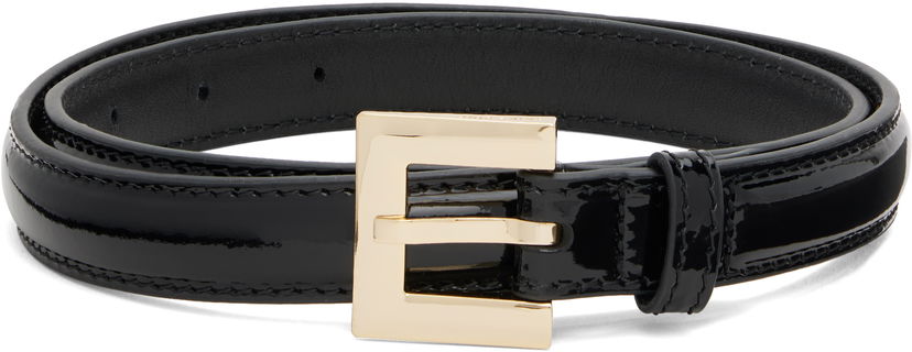 Bælter Anine Bing ANINE BING Nicola Patent Leather Belt Sort | A-12-11375-BLK1