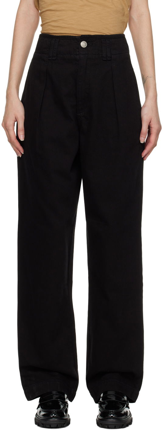 Bukser rag & bone rag & bone Pleated Trousers Sort | WDD22H2933F2BL
