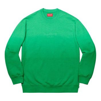 Sweater Supreme Supreme Dipped Crewneck Sweatshirt Grøn | SUP-SS19-495