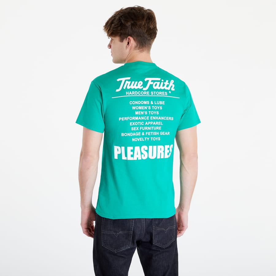 T-shirt Pleasures Faith T-shirt Turkis | P22f058 green, 1
