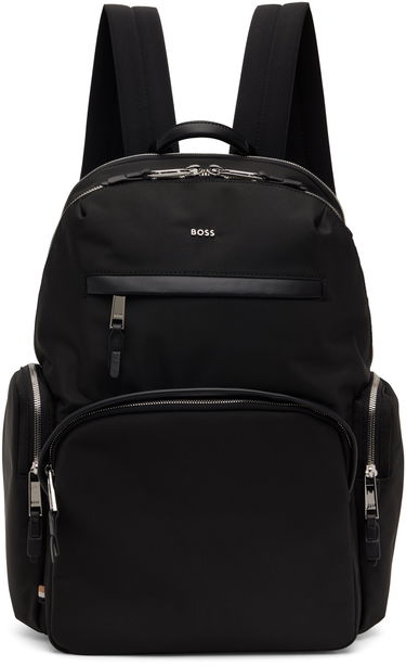 Rygsæk BOSS Canvas Backpack Sort | 50536485, 0