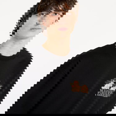 T-shirt Pleasures Dynamic Short Sleeve Crewneck T-Shirt with Cherub Graphic Sort | P25F046-BLACK, 1