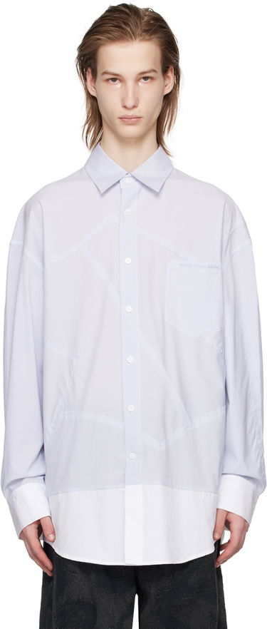Skjorte Feng Chen Wang Feng Chen Wang Patchwork Shirt Lilla | FMS17SR07, 0