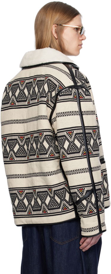Jakke ISABEL MARANT Isabel Marant Nelkis Patterned Jacket Beige | 25PVE0274HB-C1D03H, 2