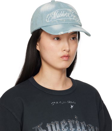 Kasket MISBHV MISBHV Forever Distressed Denim Baseball Cap Blå | 250A504, 1
